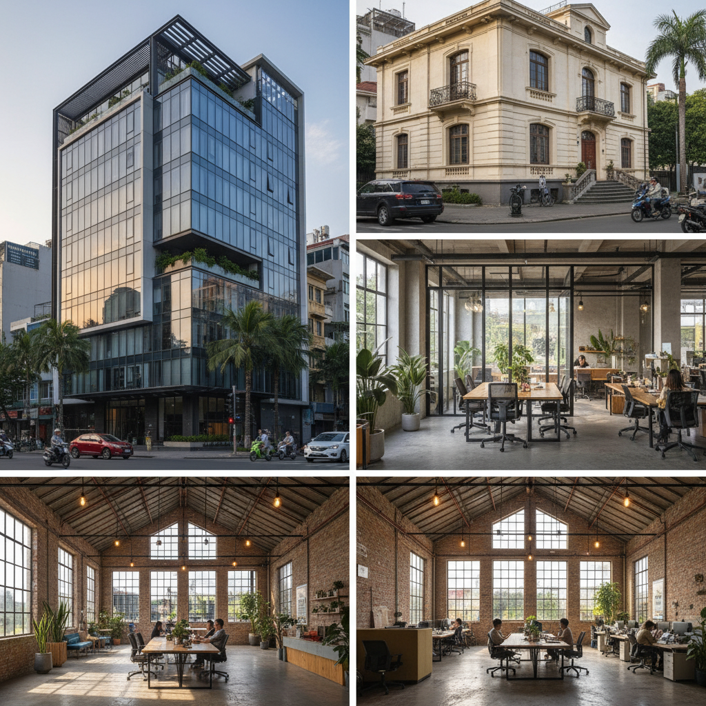 Các Loại Hình Văn Phòng Cho Thuê Phổ Biến Tại Đường Cộng Hòa