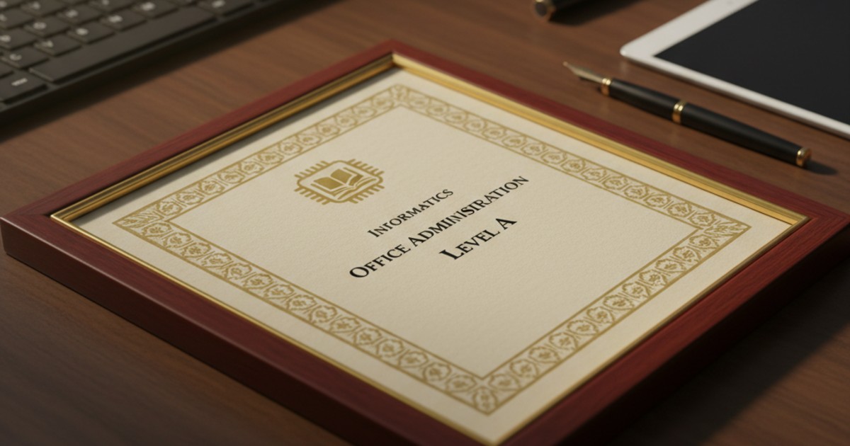 chứng chỉ a tin học văn phòng