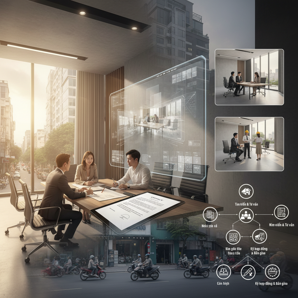 Quy trình thuê văn phòng tại Hoàng Hoa Thám hiệu quả