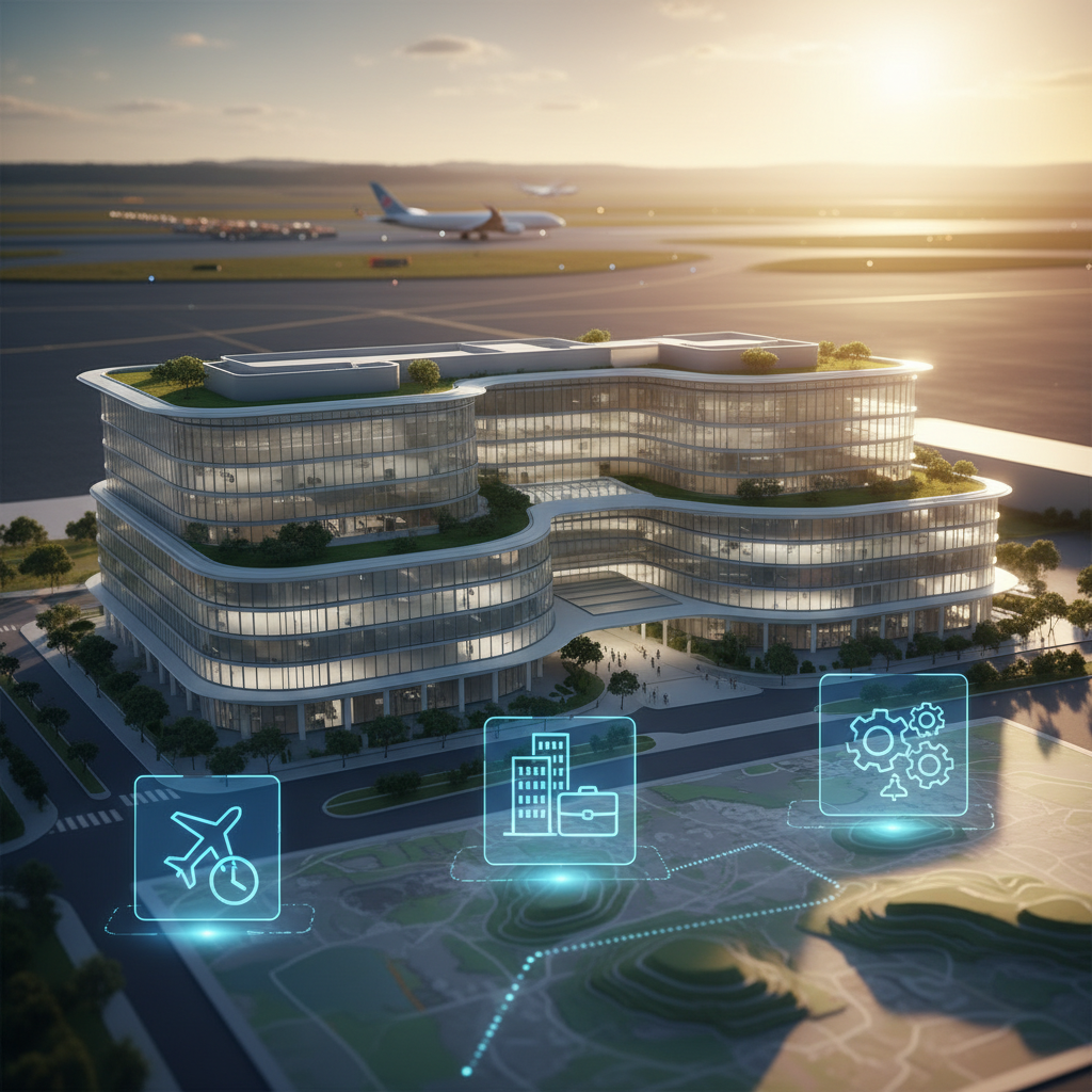 Yếu tố then chốt khi tìm kiếm cho thuê văn phòng gần sân bay