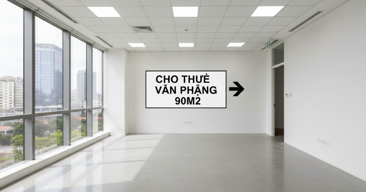 Cho thuê văn phòng 90m2