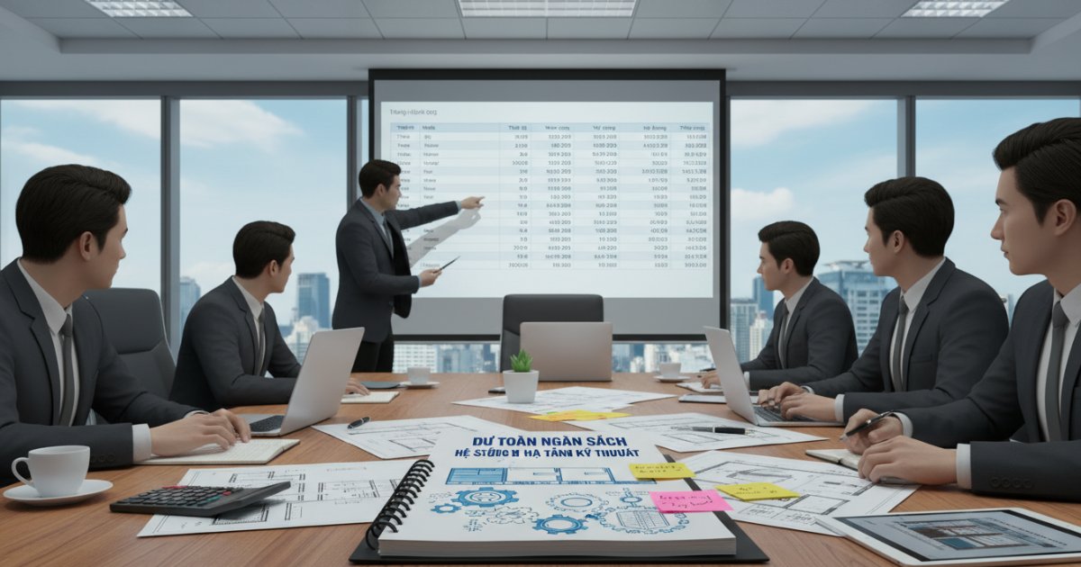 Dự toán ngân sách cho hệ thống cơ điện và hạ tầng kỹ thuật