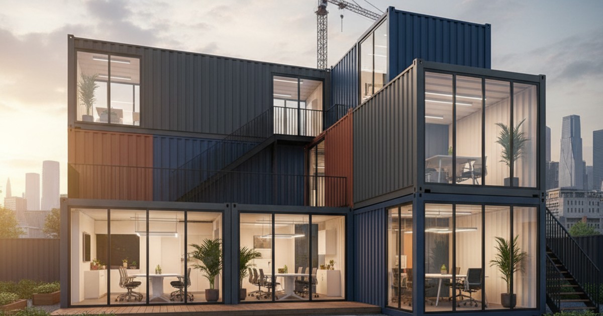 Thông số kỹ thuật chi tiết của các loại container làm văn phòng