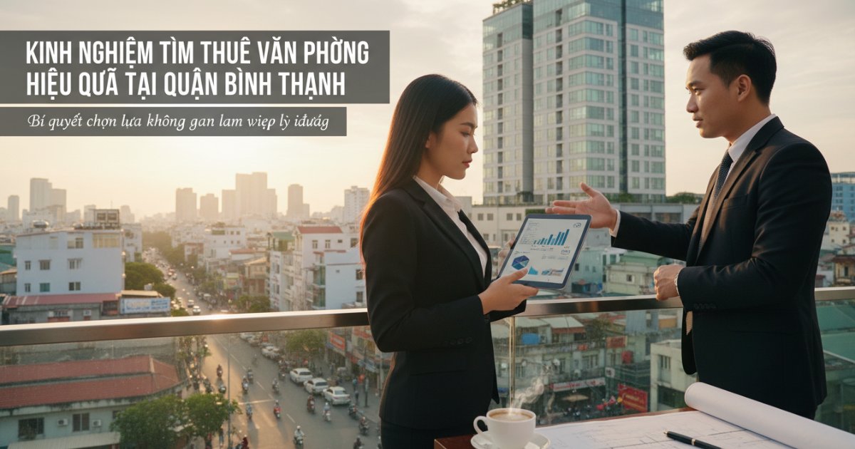 Kinh nghiệm tìm thuê văn phòng hiệu quả tại quận Bình Thạnh