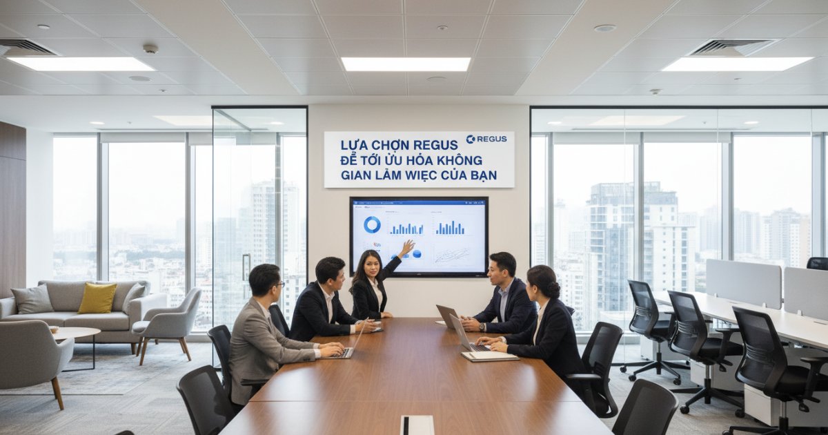 Lựa chọn Regus để tối ưu hóa không gian làm việc của bạn