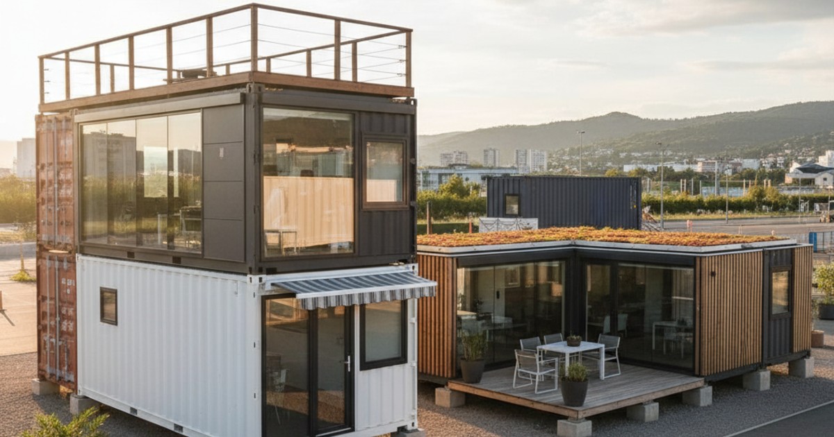 Các mẫu container văn phòng phổ biến trên thị trường