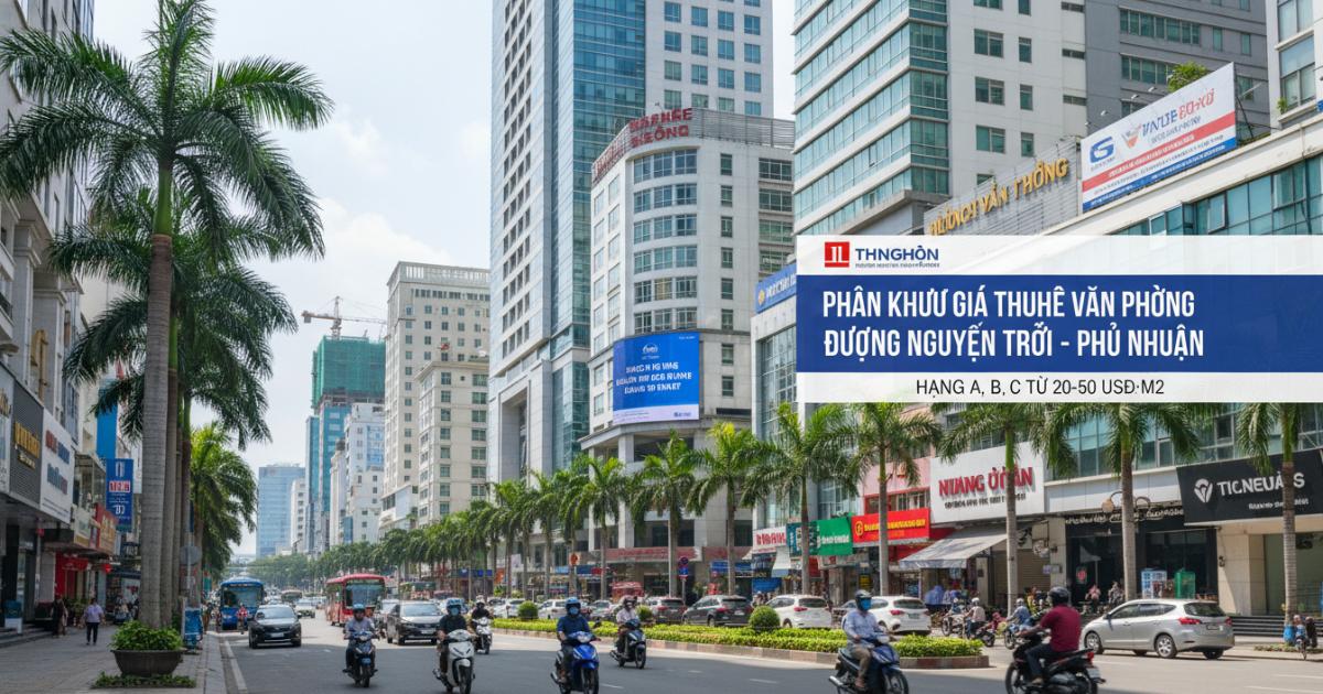 Phân khúc giá thuê văn phòng đường Nguyễn Văn Trỗi Phú Nhuận