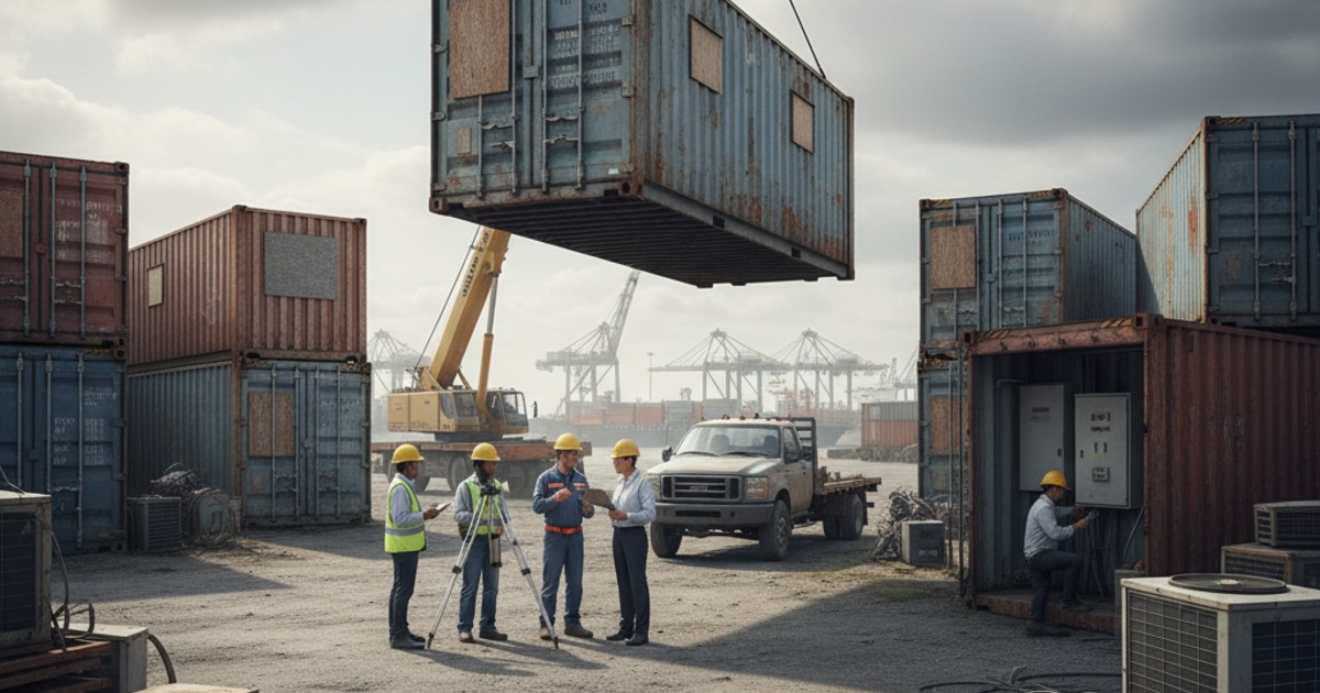 Yếu tố ảnh hưởng đến giá thanh lý container văn phòng cũ