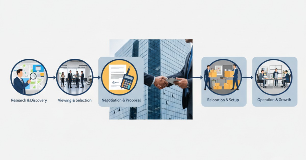 Quy trình thực hiện giao dịch thuê văn phòng công ty đúng chuẩn