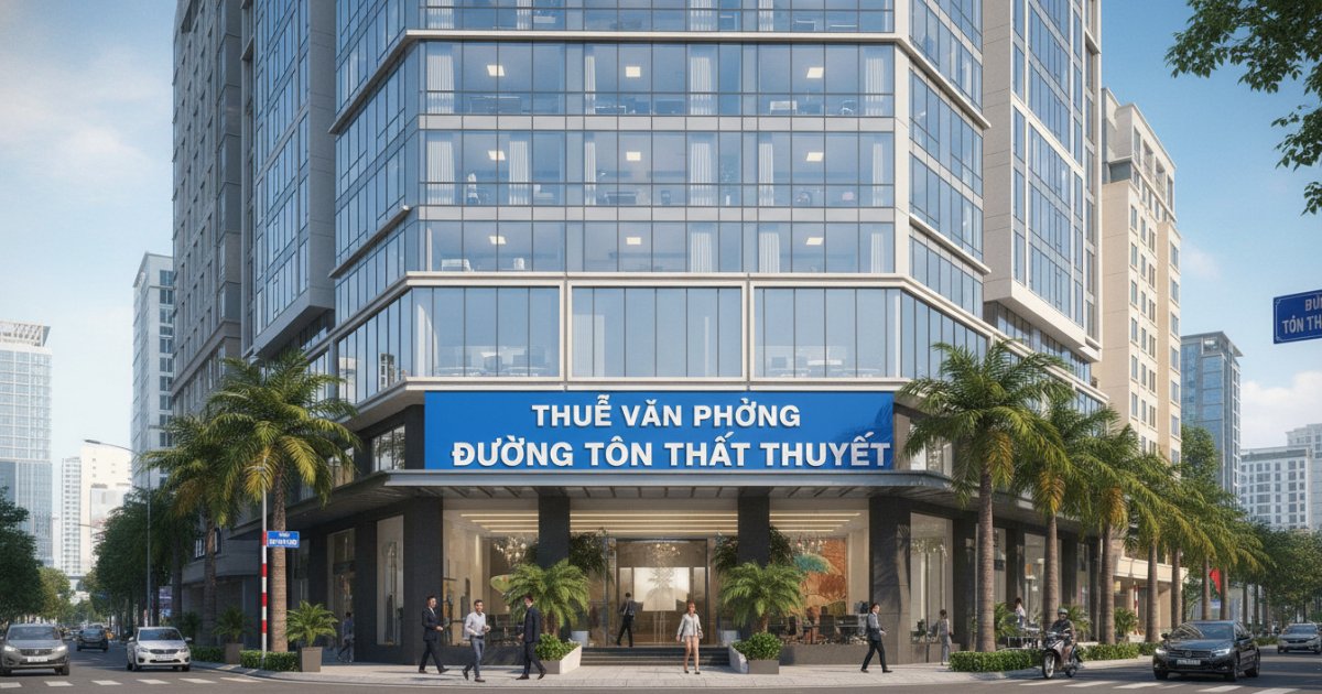 thuê văn phòng đường Tôn Thất Thuyết