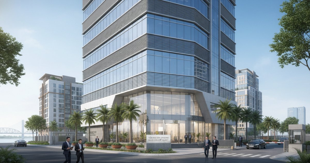 Tiêu chuẩn tòa nhà văn phòng tại khu vực Quận 7