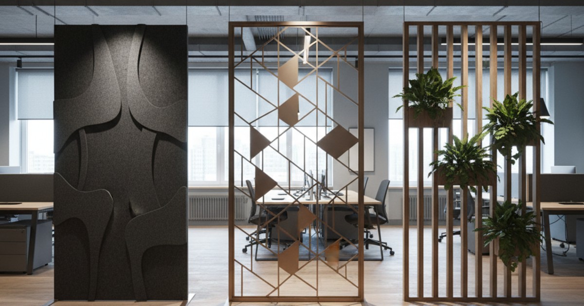 Tiêu chí lựa chọn vách trang trí văn phòng phù hợp