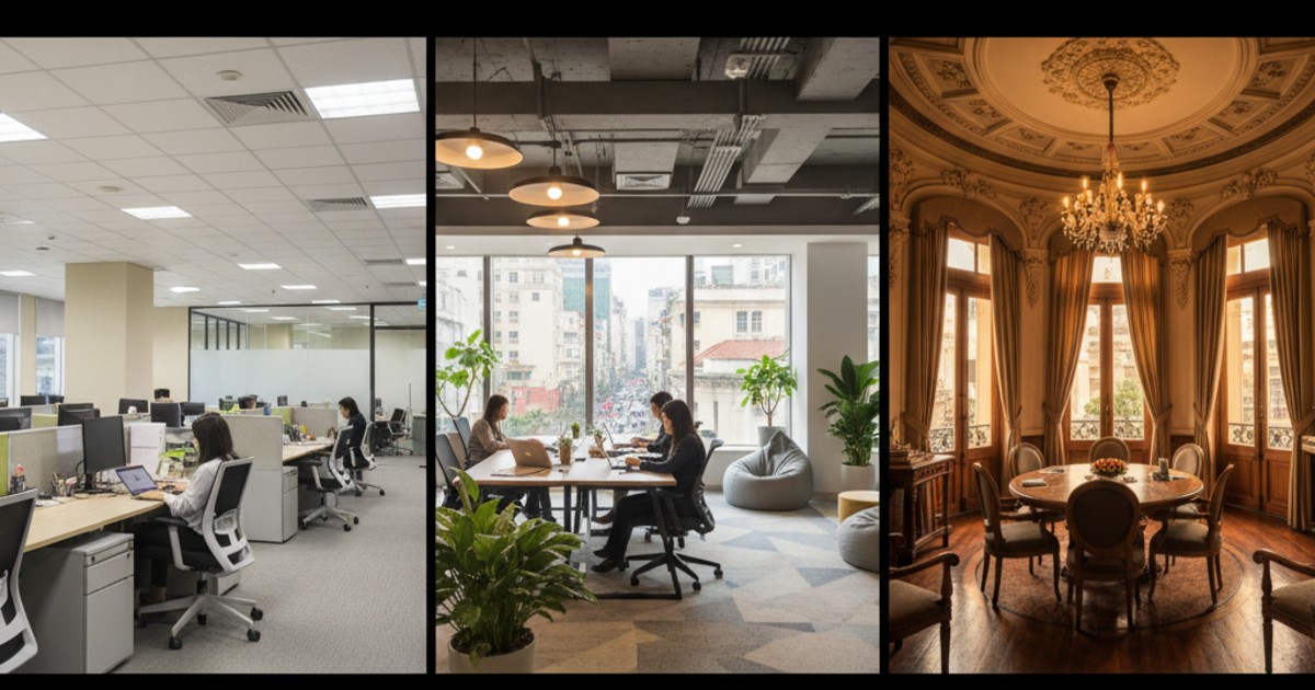 Các loại hình văn phòng phổ biến tại Quận 1