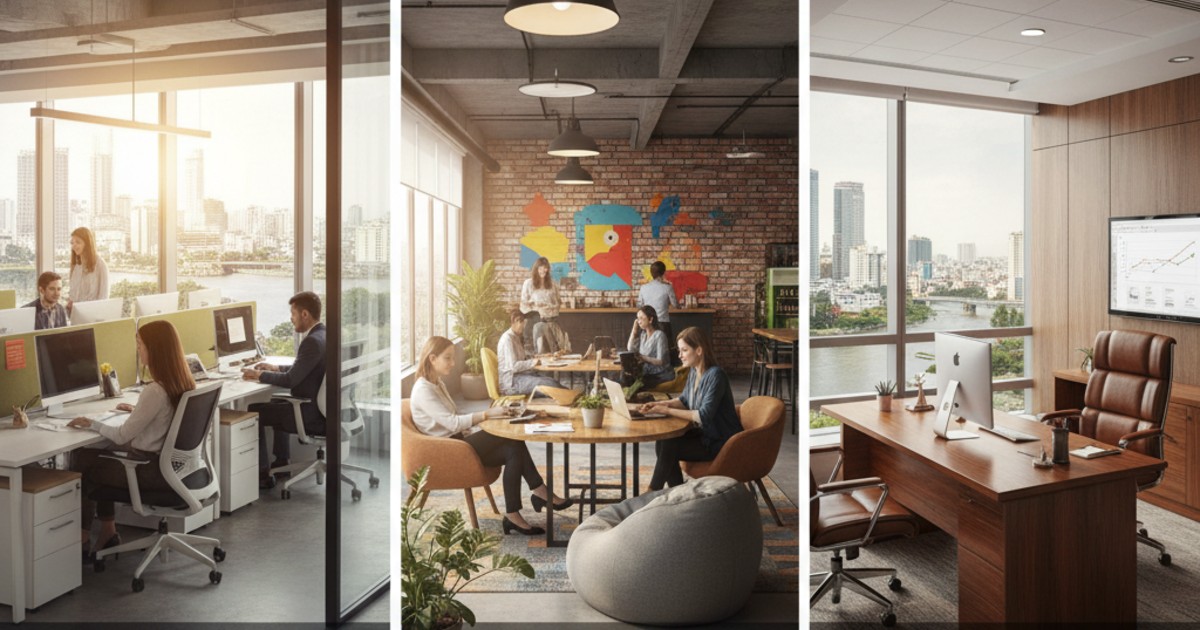 Các loại hình văn phòng phổ biến tại Quận 4 hiện nay