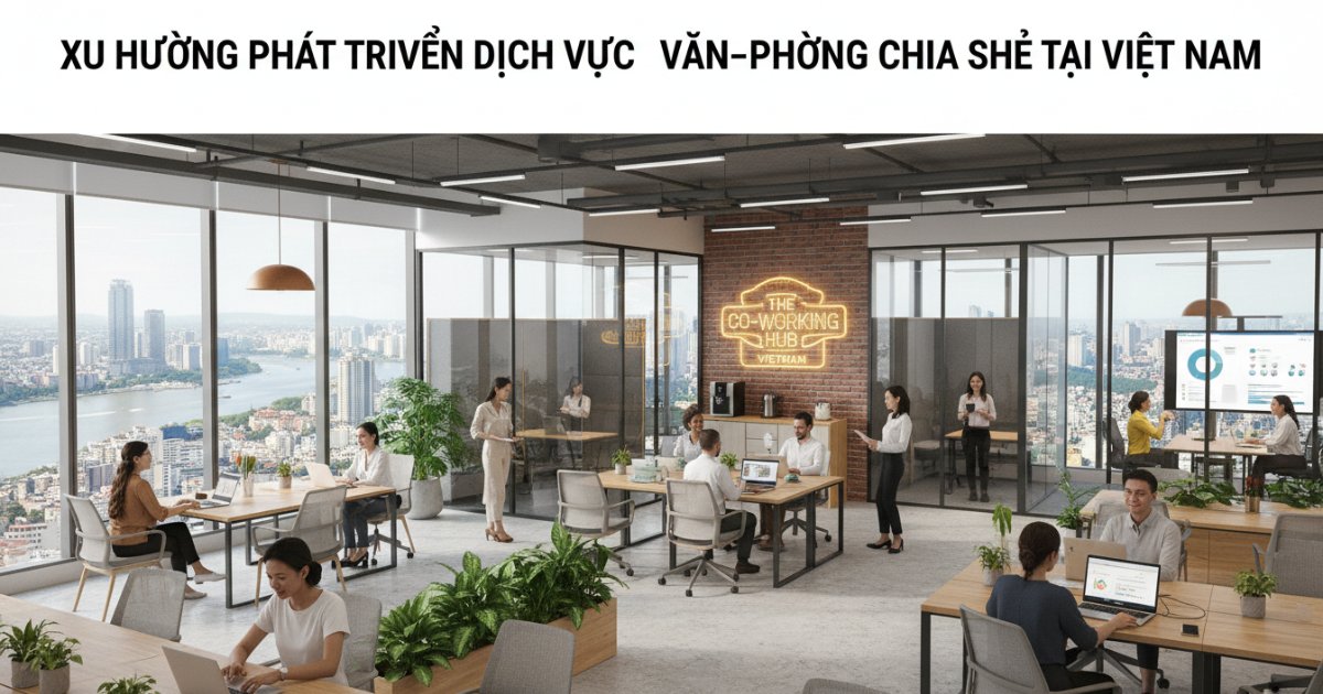 Xu hướng phát triển của dịch vụ văn phòng chia sẻ tại Việt Nam