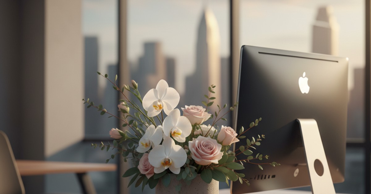 Hoa trang trí văn phòng