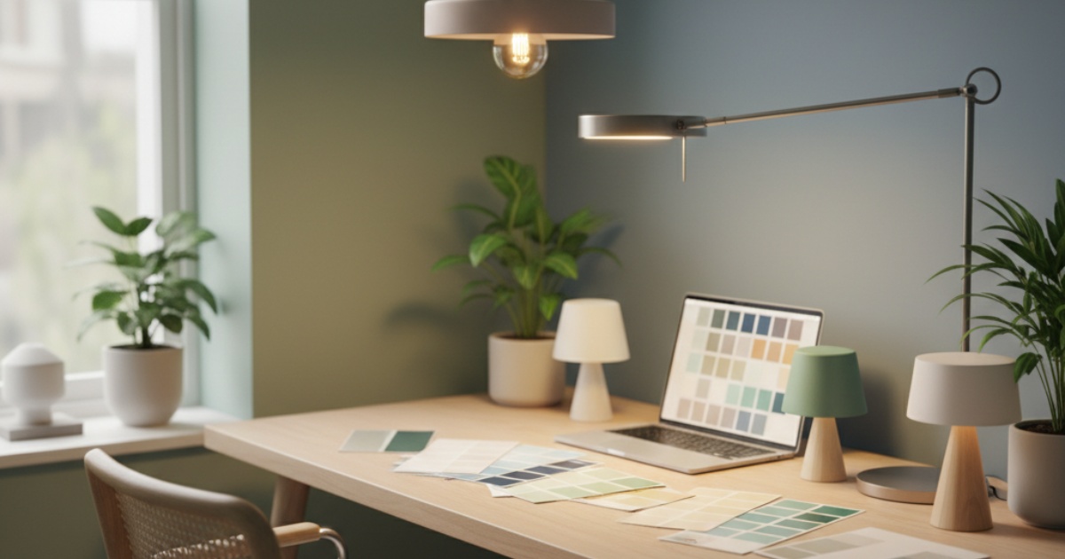 Bí quyết lựa chọn màu sắc và ánh sáng cho văn phòng nhỏ