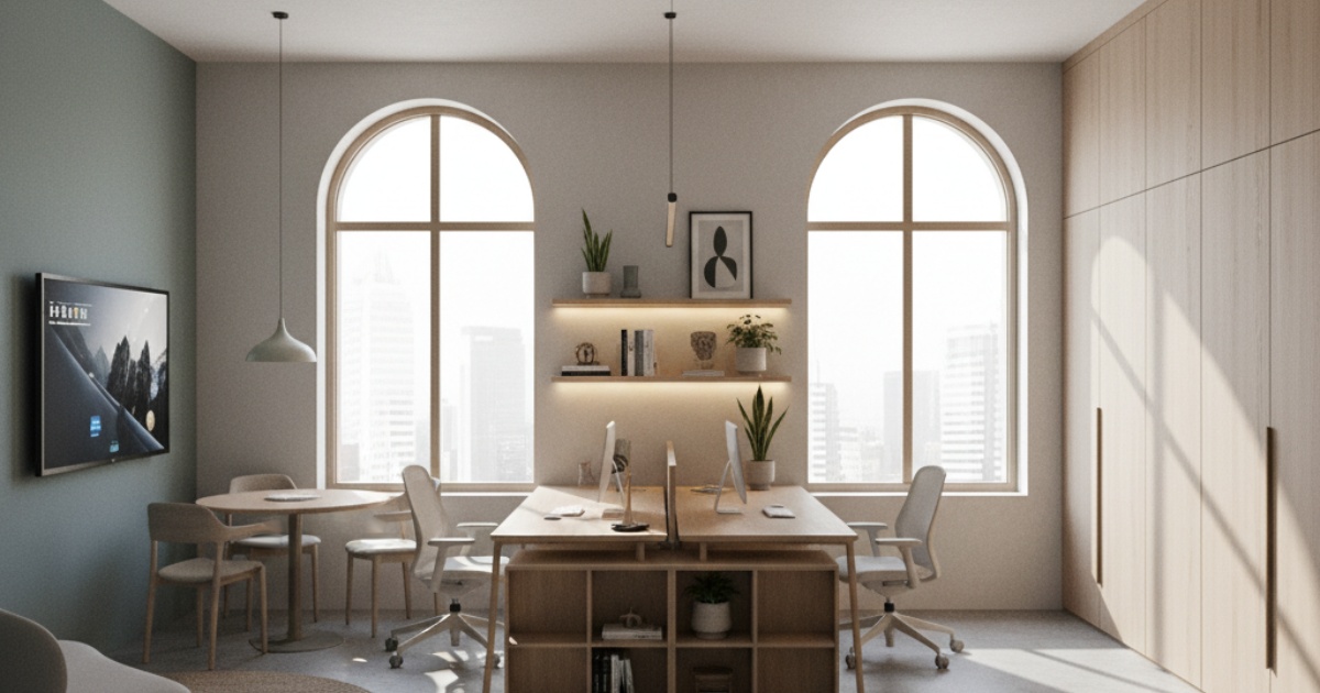 Cách bố trí không gian hiệu quả cho văn phòng 30m2