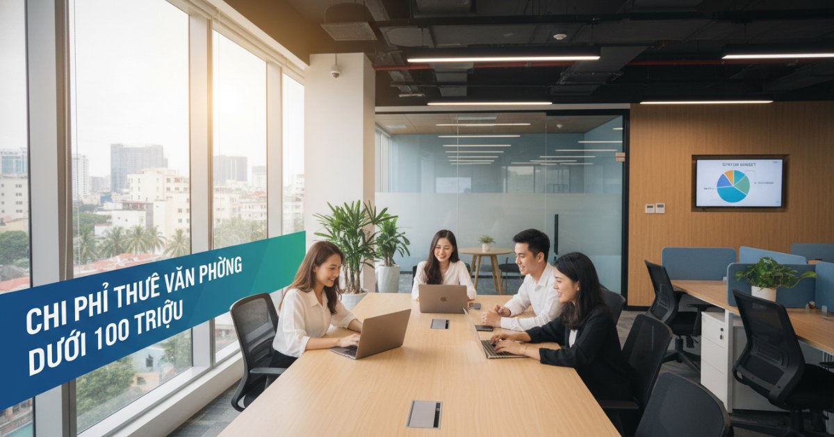 chi phí thuê văn phòng dưới 100 triệu