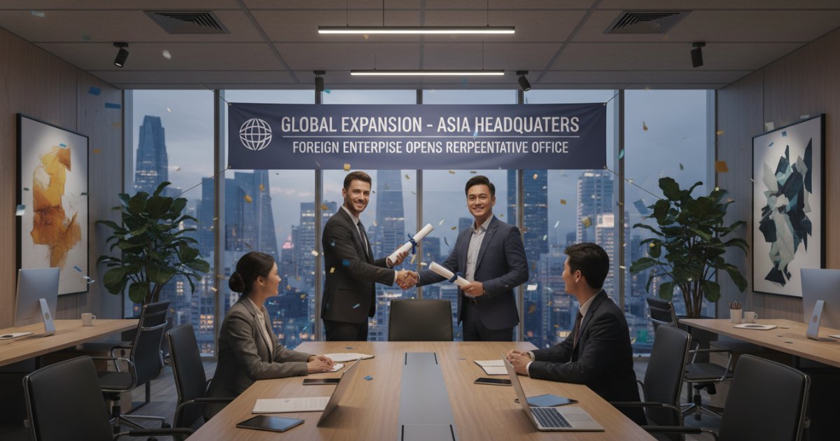 công ty nước ngoài mở văn phòng đại diện