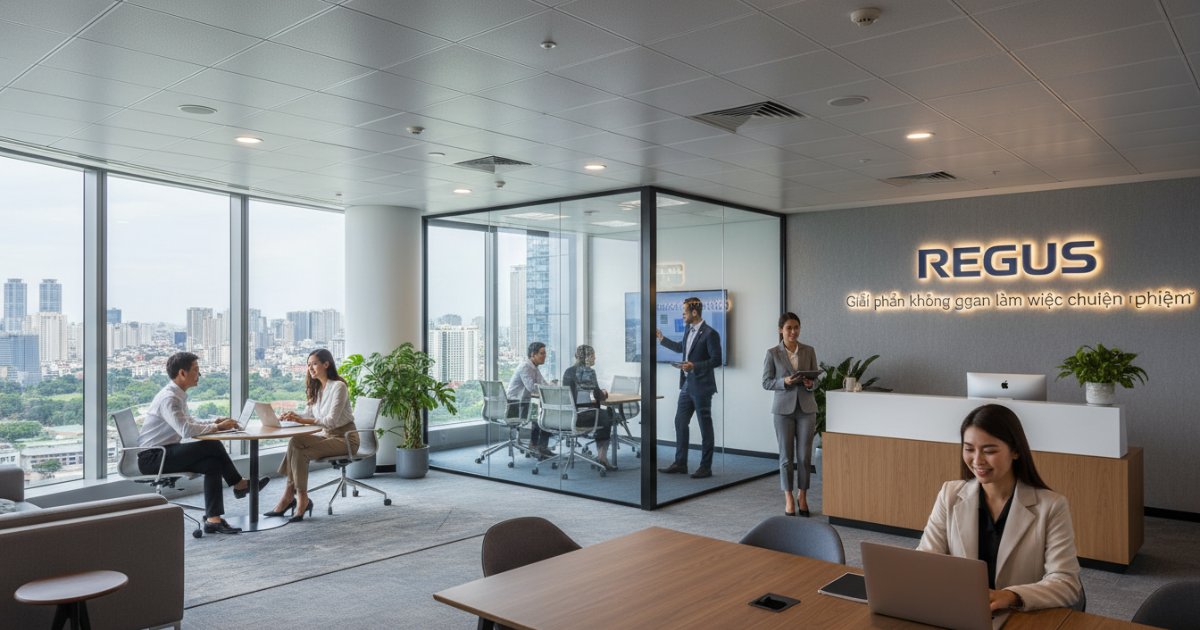 Giải pháp không gian làm việc chuyên nghiệp tại Regus