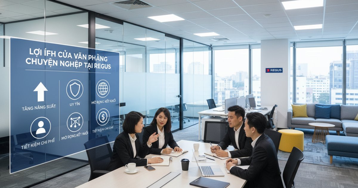 Lợi ích của việc sử dụng văn phòng chuyên nghiệp tại Regus
