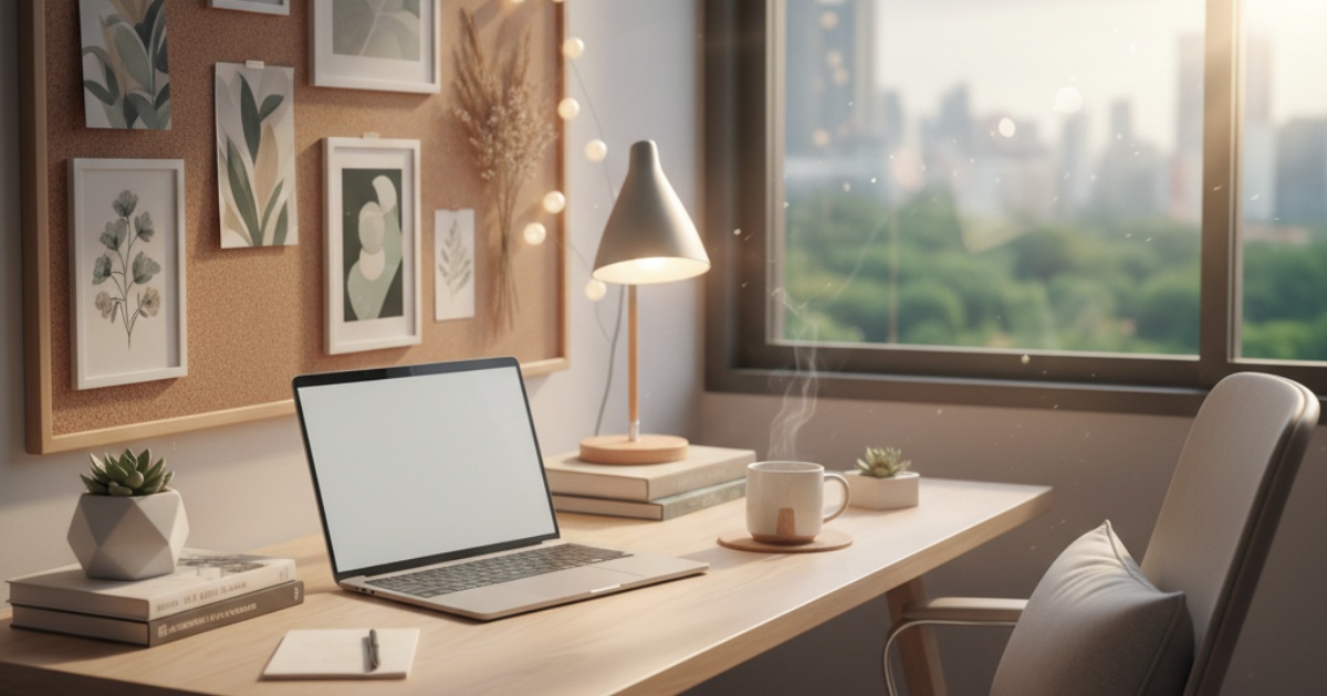 Lợi ích của việc trang trí bàn làm việc văn phòng đẹp