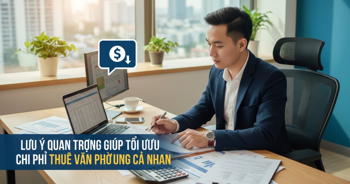 Lưu ý quan trọng giúp tối ưu chi phí thuê văn phòng của cá nhân