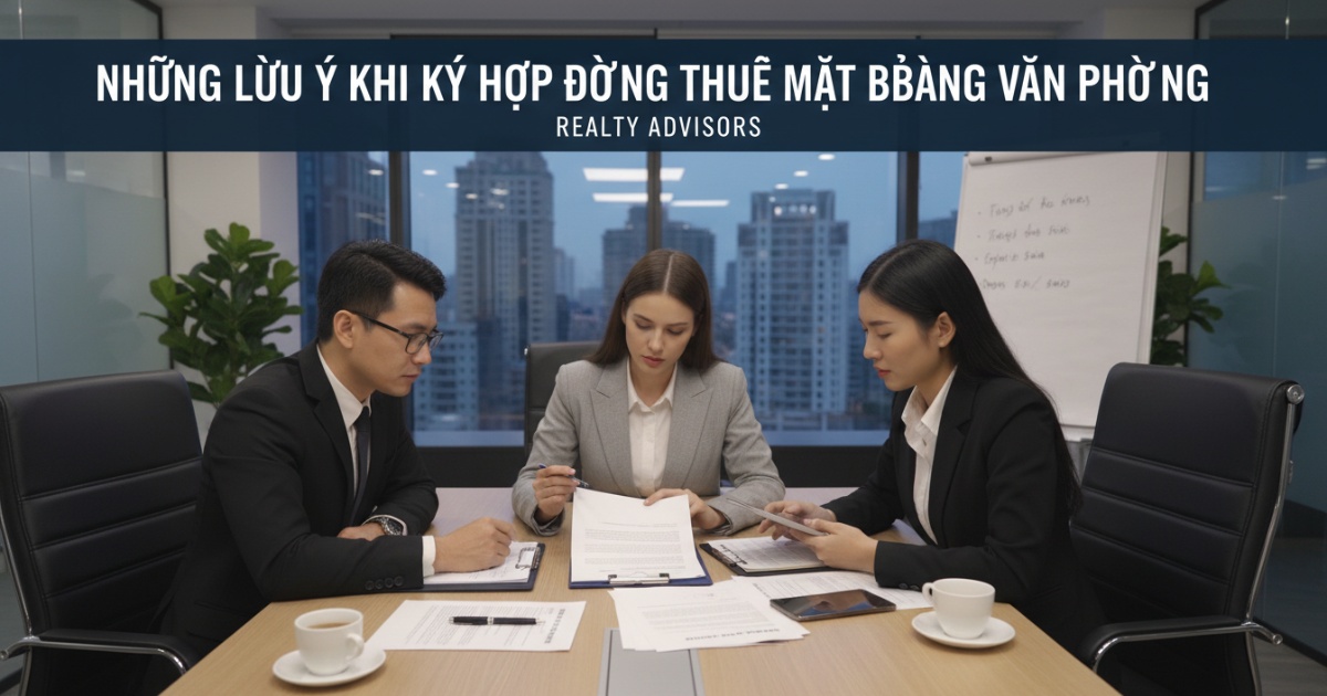 Những lưu ý khi ký hợp đồng thuê mặt bằng văn phòng