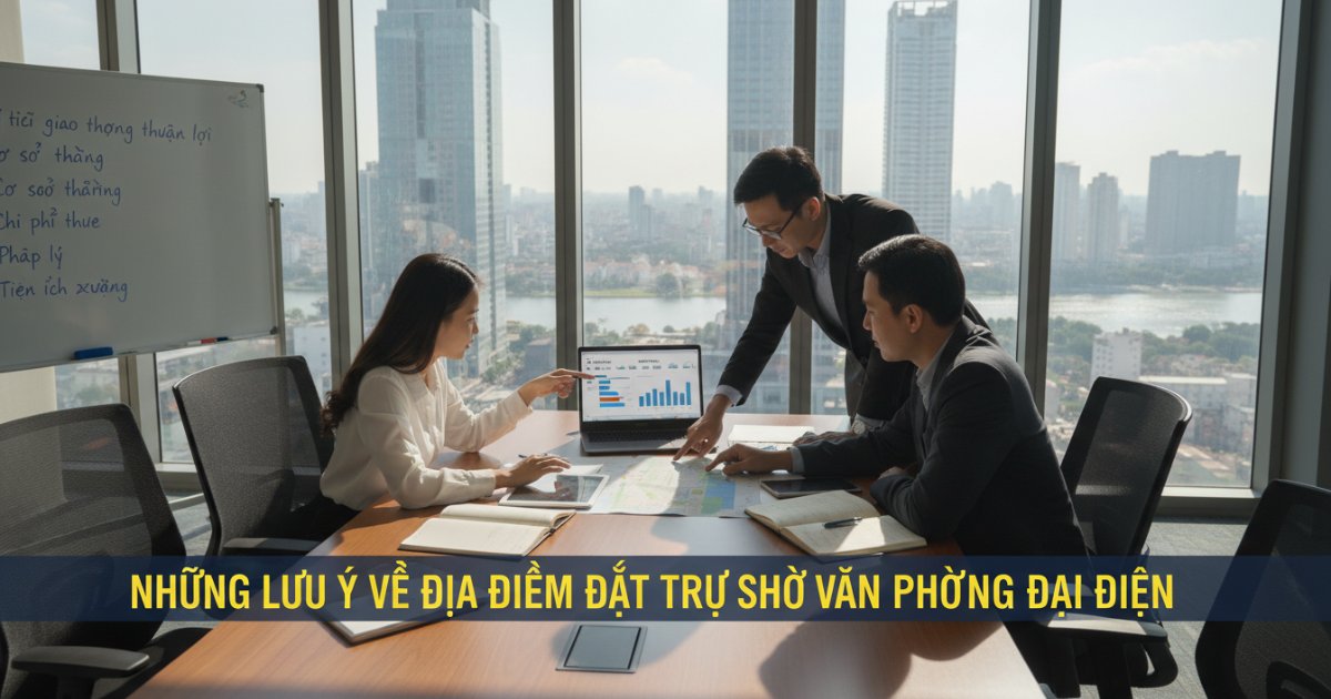 Những lưu ý về địa điểm đặt trụ sở văn phòng đại diện