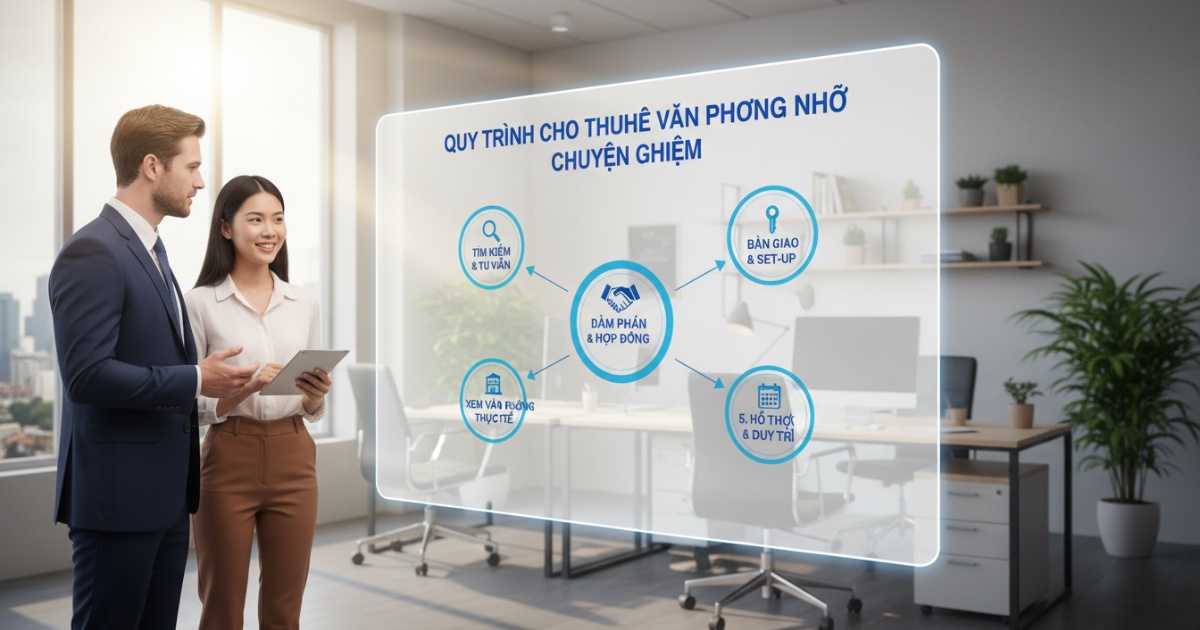 Quy trình cho thuê văn phòng nhỏ chuyên nghiệp