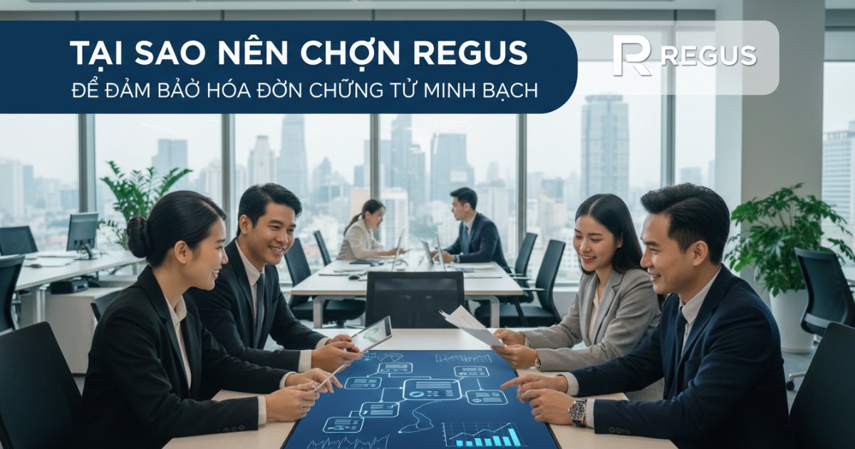 Tại sao nên chọn Regus để đảm bảo hóa đơn chứng từ minh bạch
