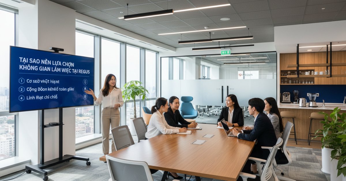 Tại sao nên lựa chọn không gian làm việc tại Regus