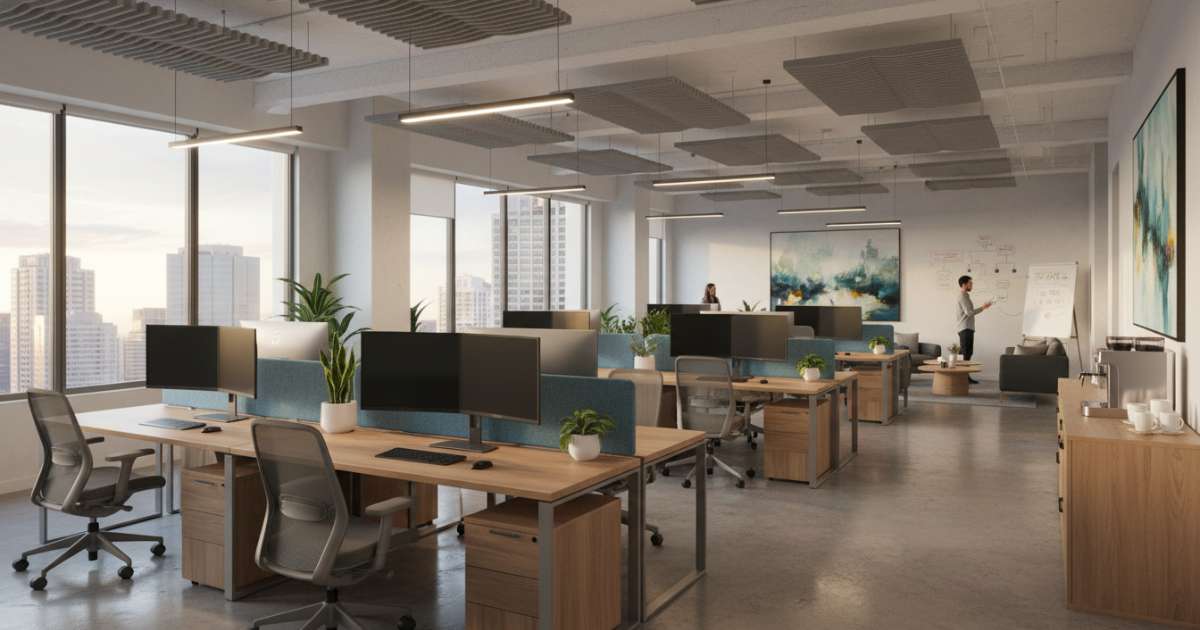 bố trí văn phòng làm việc 2