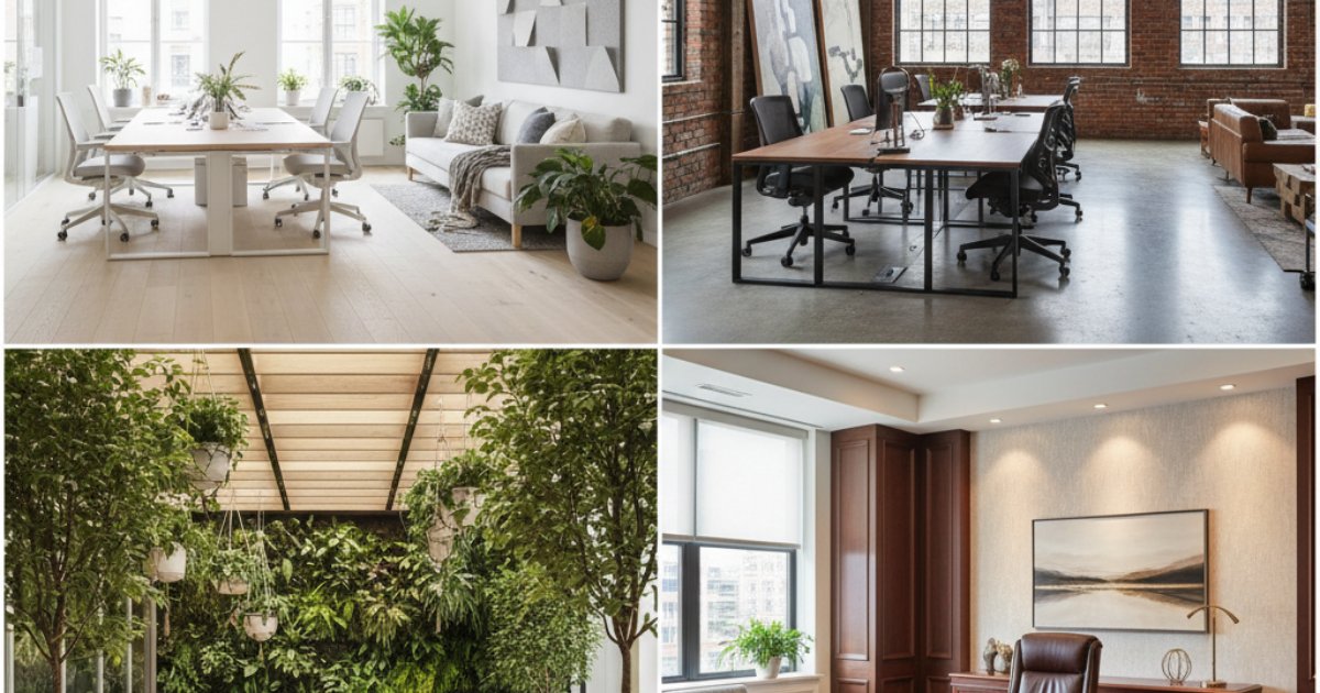 Các phong cách thiết kế nội thất văn phòng đẹp được ưa chuộng