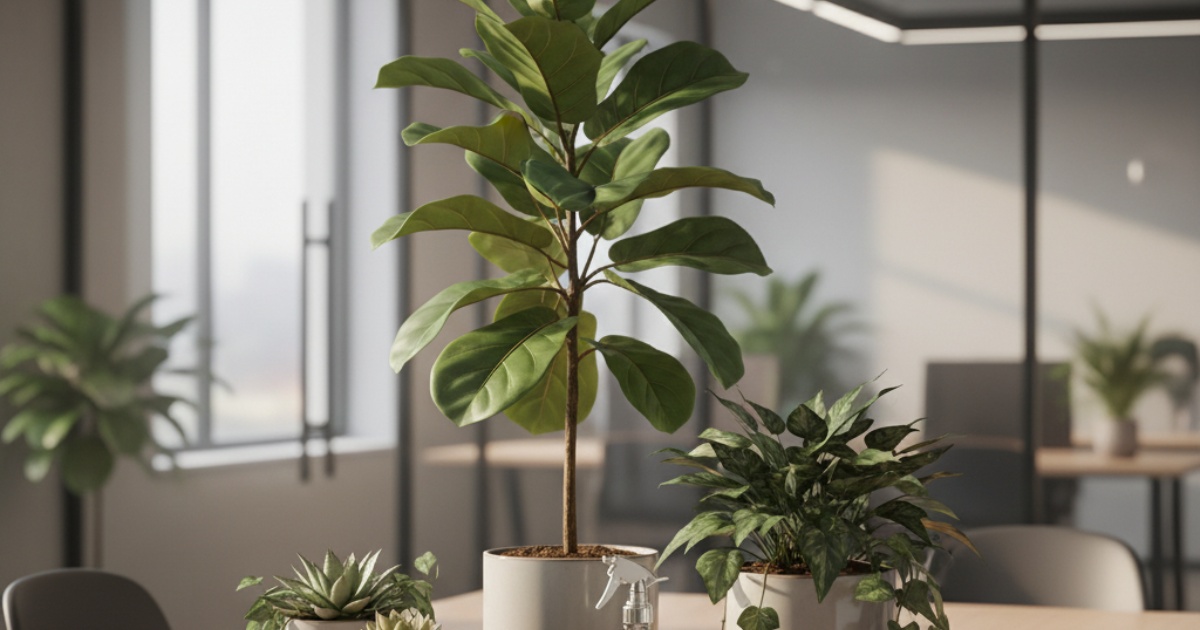 Cách bảo quản cây giả văn phòng luôn như mới