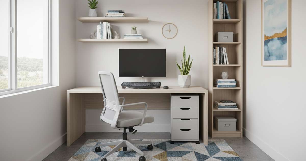 cách bố trí văn phòng làm việc nhỏ