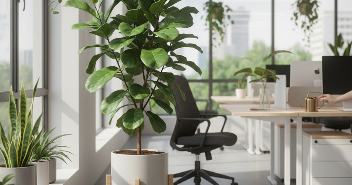 Hướng dẫn chăm sóc cây trang trí văn phòng luôn xanh tốt