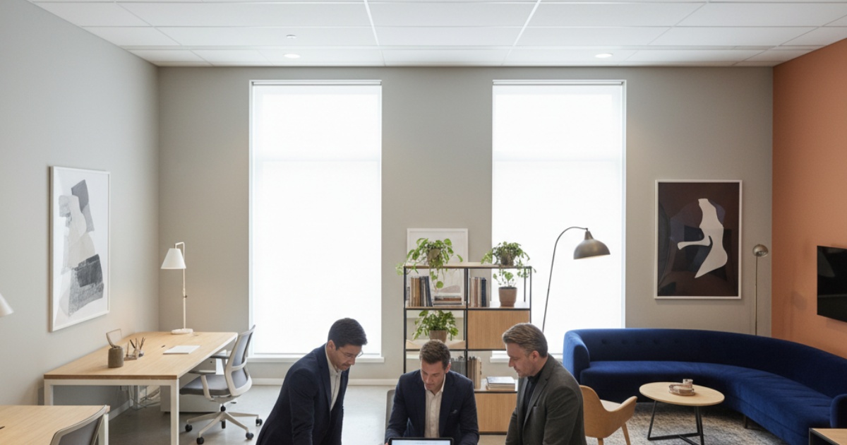 Lựa chọn nội thất phù hợp cho văn phòng 80m2