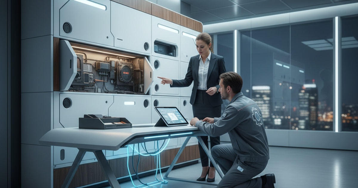 Lưu ý khi lắp đặt và bảo trì nội thất văn phòng thông minh