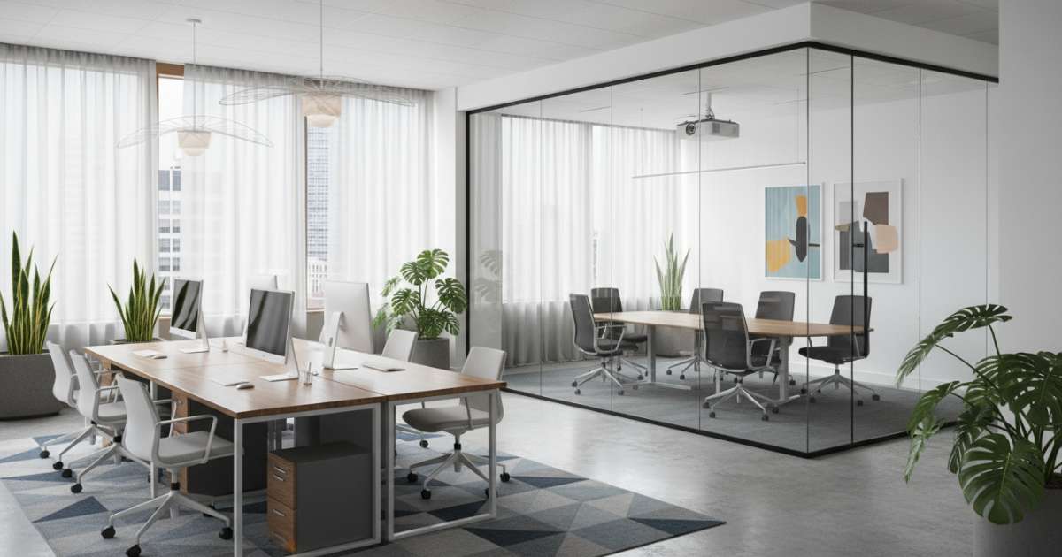 nội thất văn phòng hiện đại 2