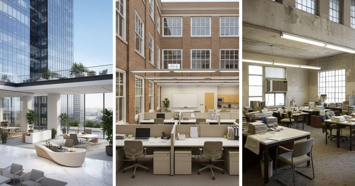 tiêu chuẩn văn phòng hạng A B C 2