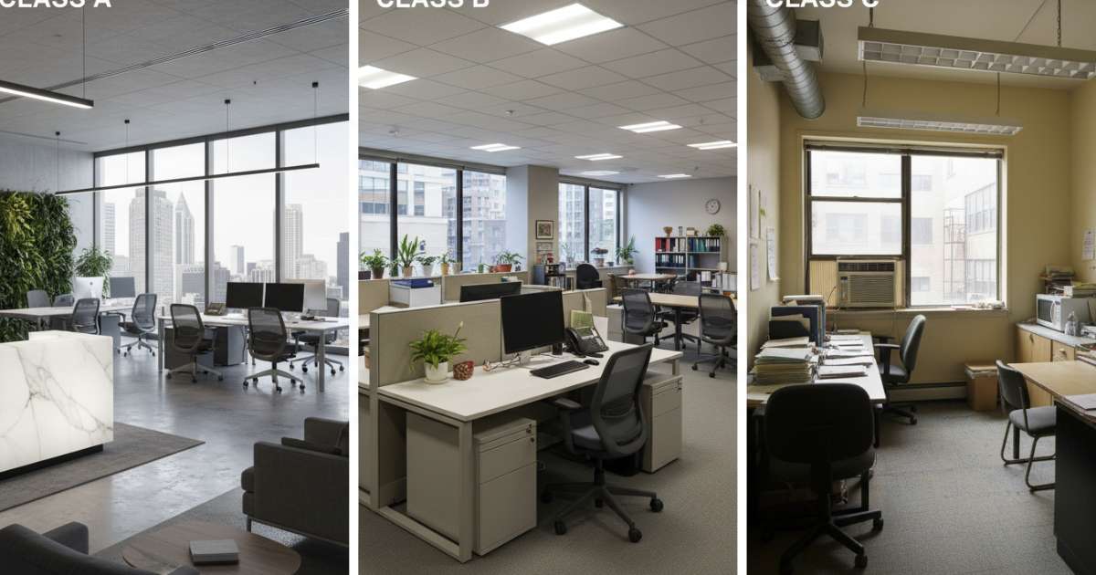 tiêu chuẩn văn phòng hạng A B C