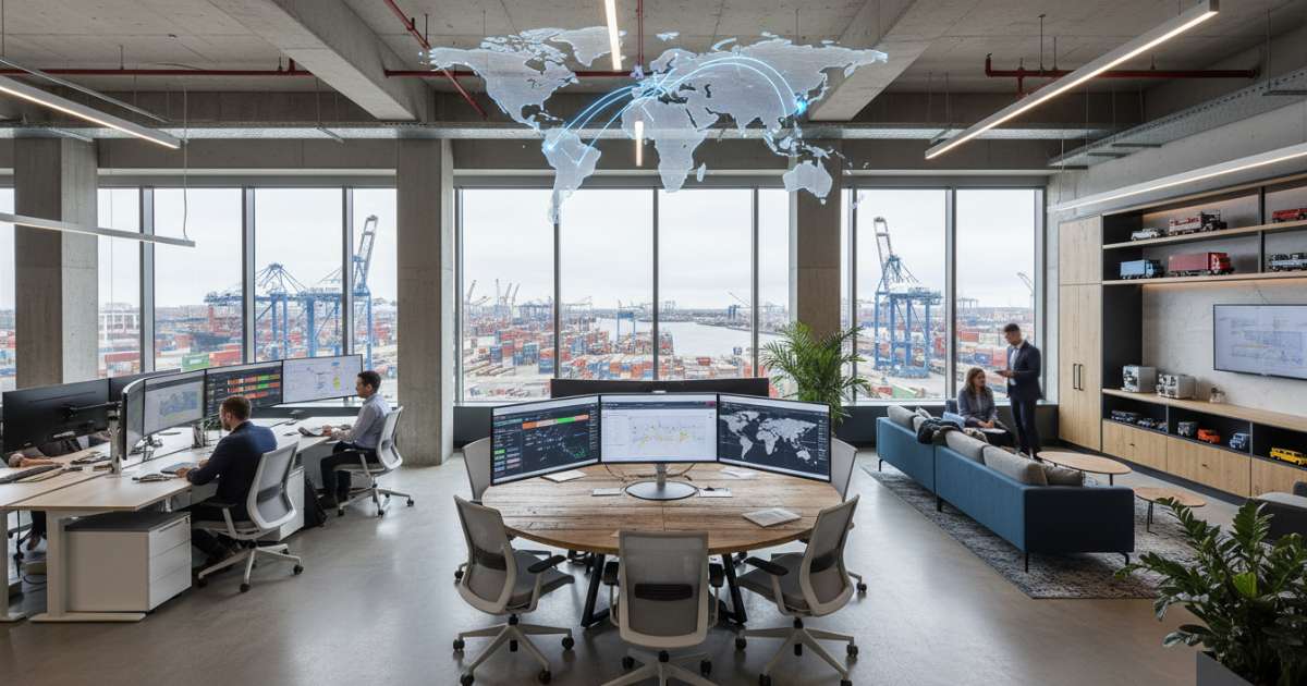 văn phòng phù hợp ngành logistics 2