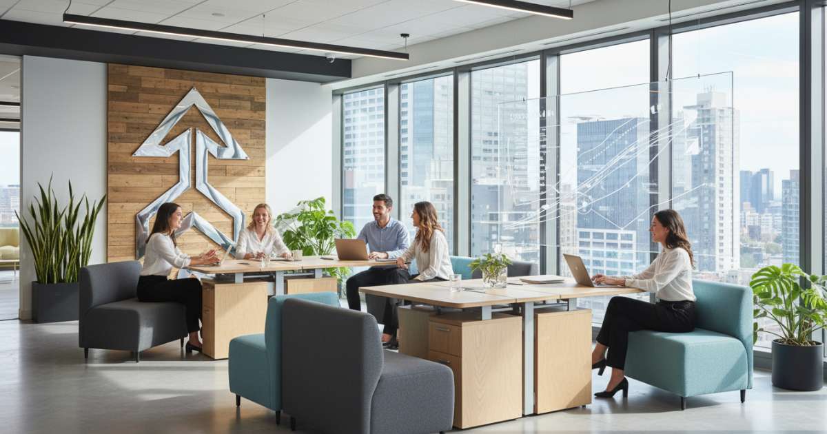 Xây dựng thương hiệu từ văn phòng hiện đại