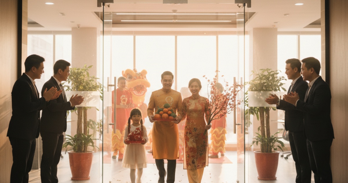 Ý nghĩa của việc xông đất văn phòng vào dịp đầu năm