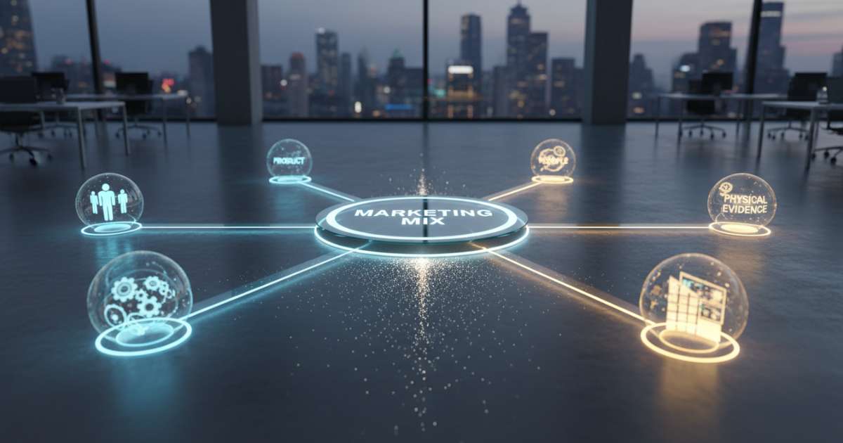 Expanding to the 7Ps marketing mix for service industries