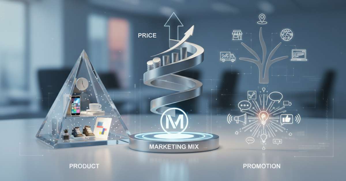 The core components of the 4Ps marketing mix model
