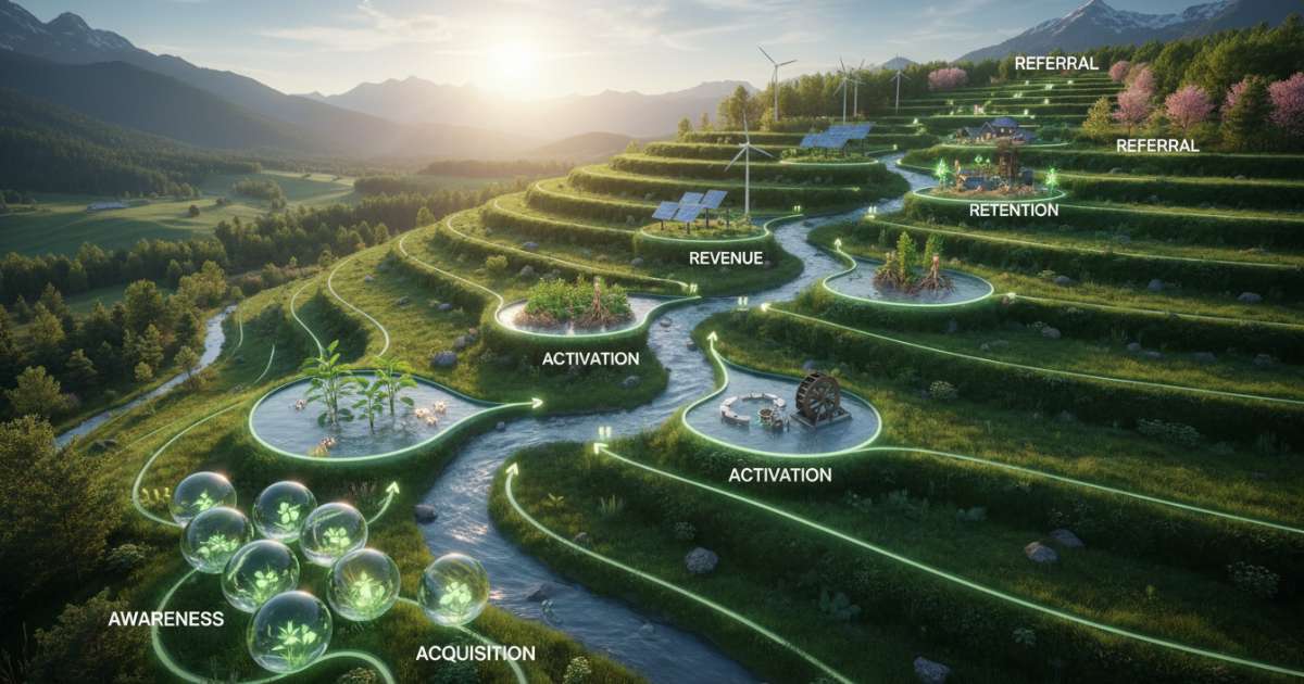 The standard growth hacking process for sustainable development